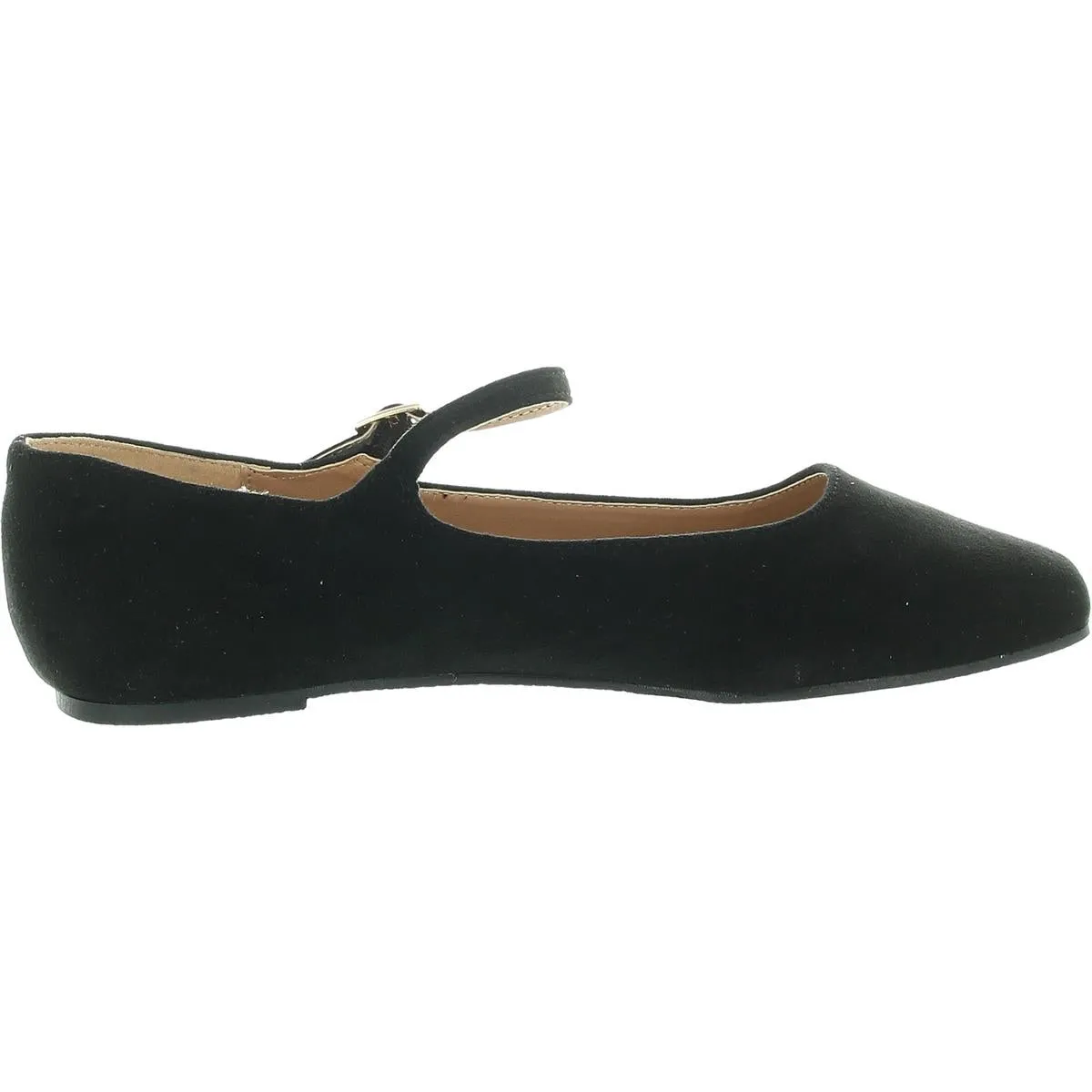 008098 Womens Buckle Manmade Mary Janes