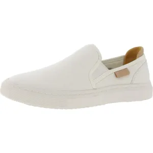 1130779 Womens Logo Leather Slip-On Sneakers