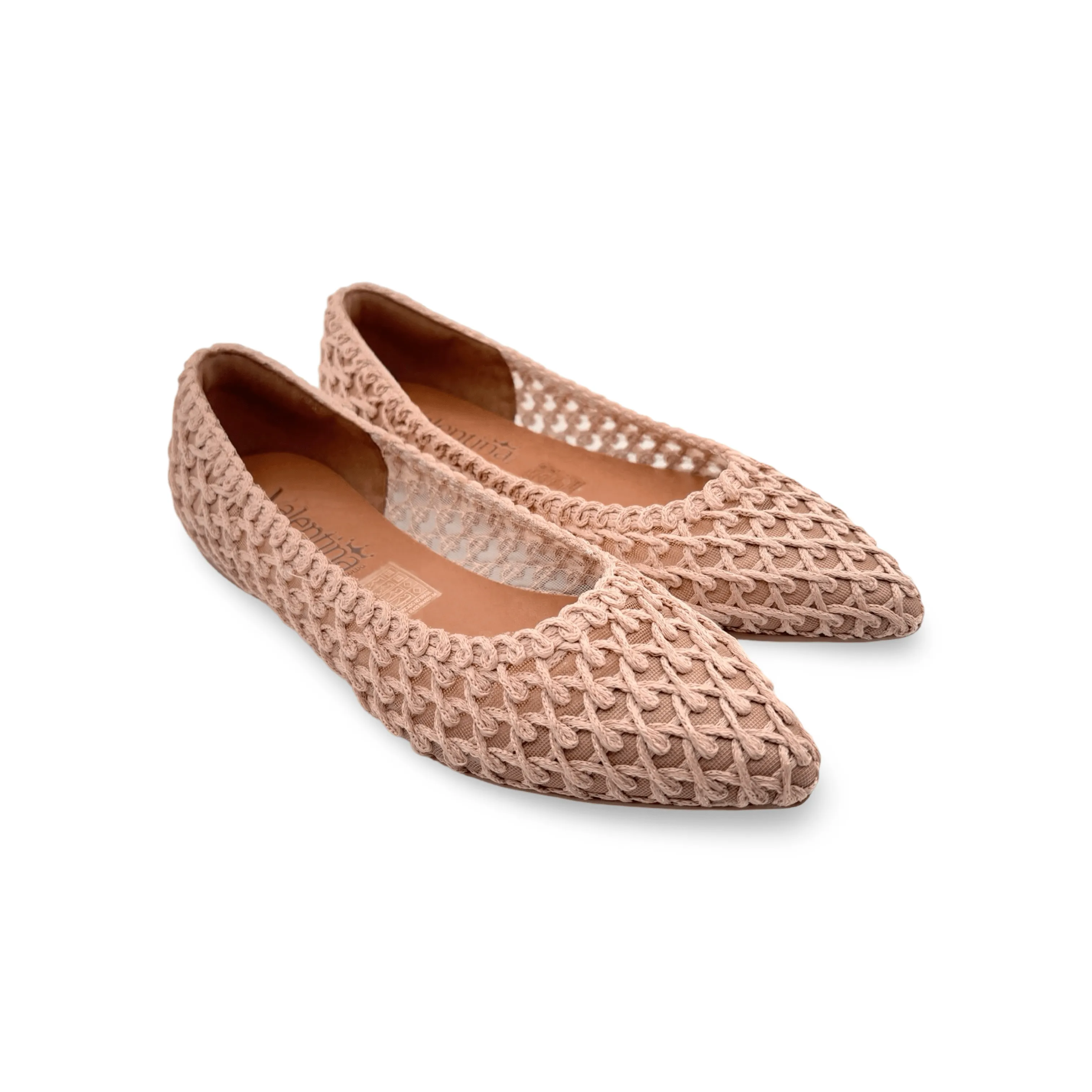 375226 Nude Mesh Flat