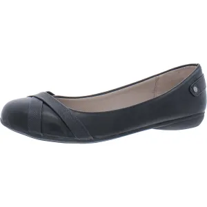 Adalene Womens Padded Insole Slip On Ballet Flats