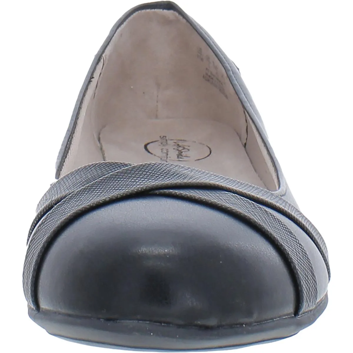 Adalene Womens Padded Insole Slip On Ballet Flats