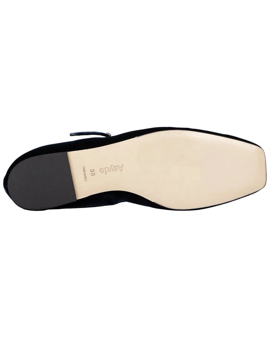 Aeyde Uma Suede Flat