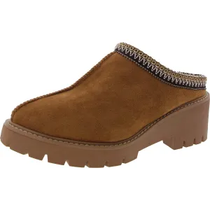 Akdaylin Womens Embellished Faux Fur Moccasins