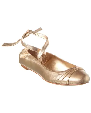 Alexandre Birman Clarita Leather Ballet Flat