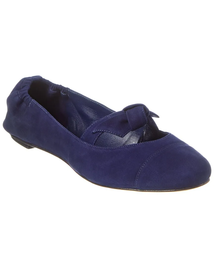 Alexandre Birman Clarita Suede Ballerina Flat
