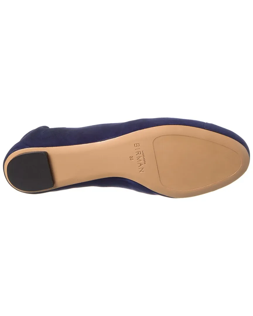 Alexandre Birman Clarita Suede Ballerina Flat
