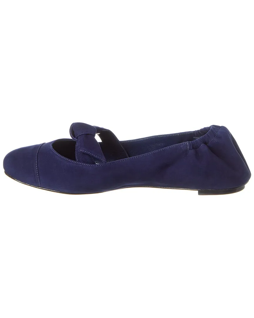 Alexandre Birman Clarita Suede Ballerina Flat