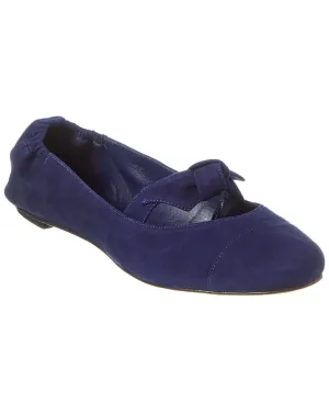 Alexandre Birman Clarita Suede Ballerina Flat