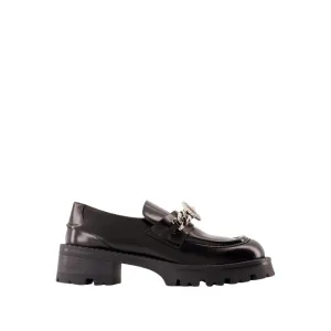 Alia Flat Shoes - Leather - Black