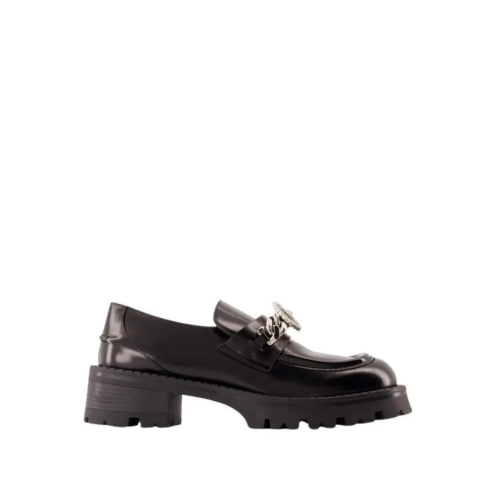 Alia Flat Shoes - Leather - Black
