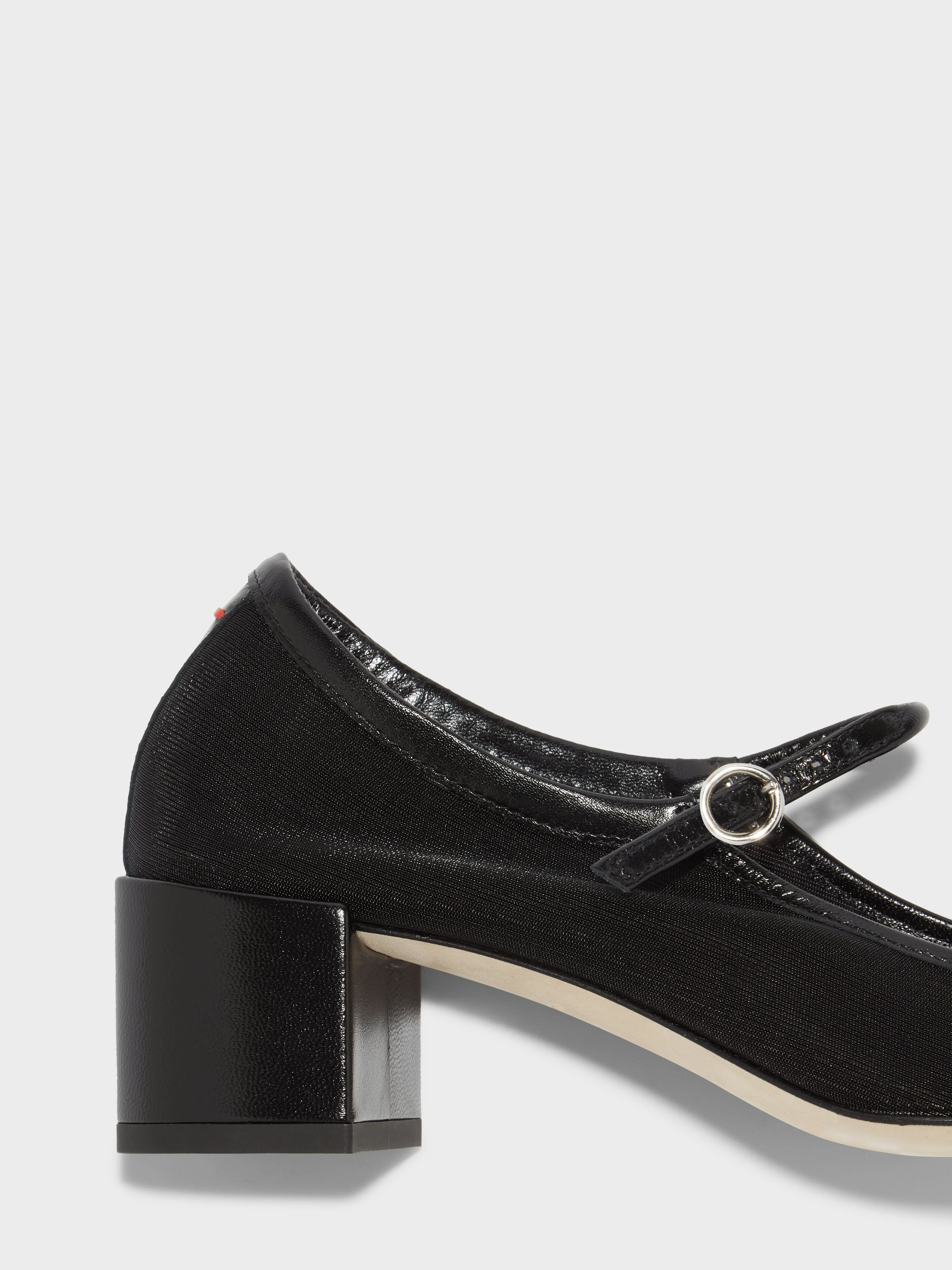 Aline Mesh Mary-Jane Pumps