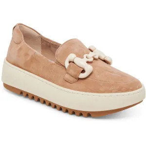 Andres Womens Padded Insole Suede Loafers
