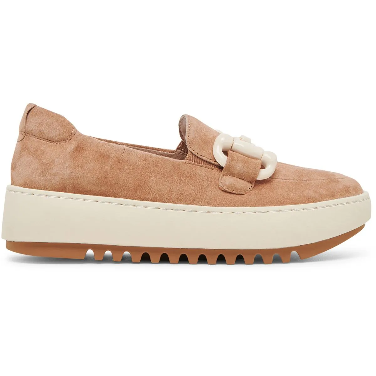 Andres Womens Padded Insole Suede Loafers