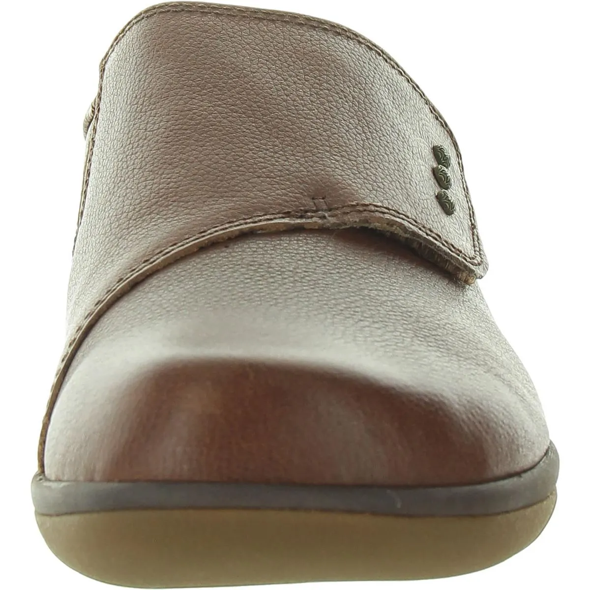 Anna Womens Laceless Leather Clogs