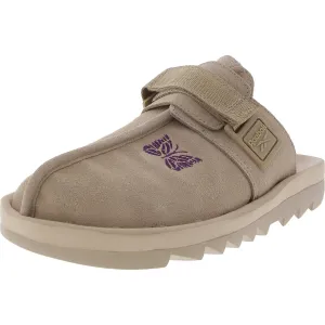 Beanik Womens Adjustable Faux Suede Mules