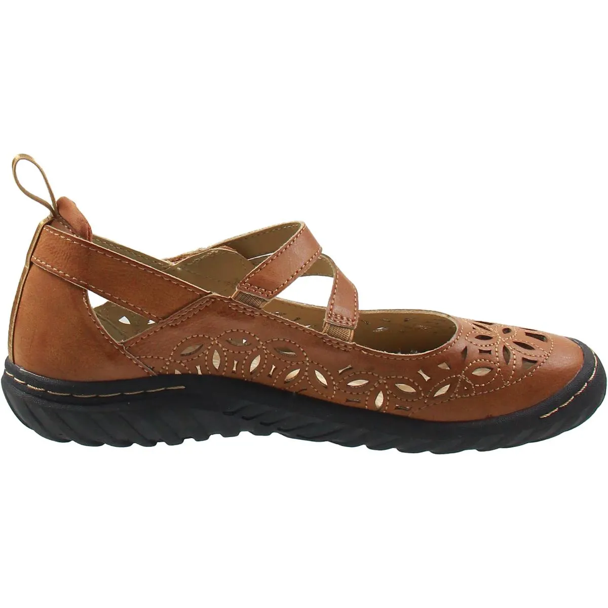 Bellerose Encore Womens Faux Leather Memory Foam Mary Janes