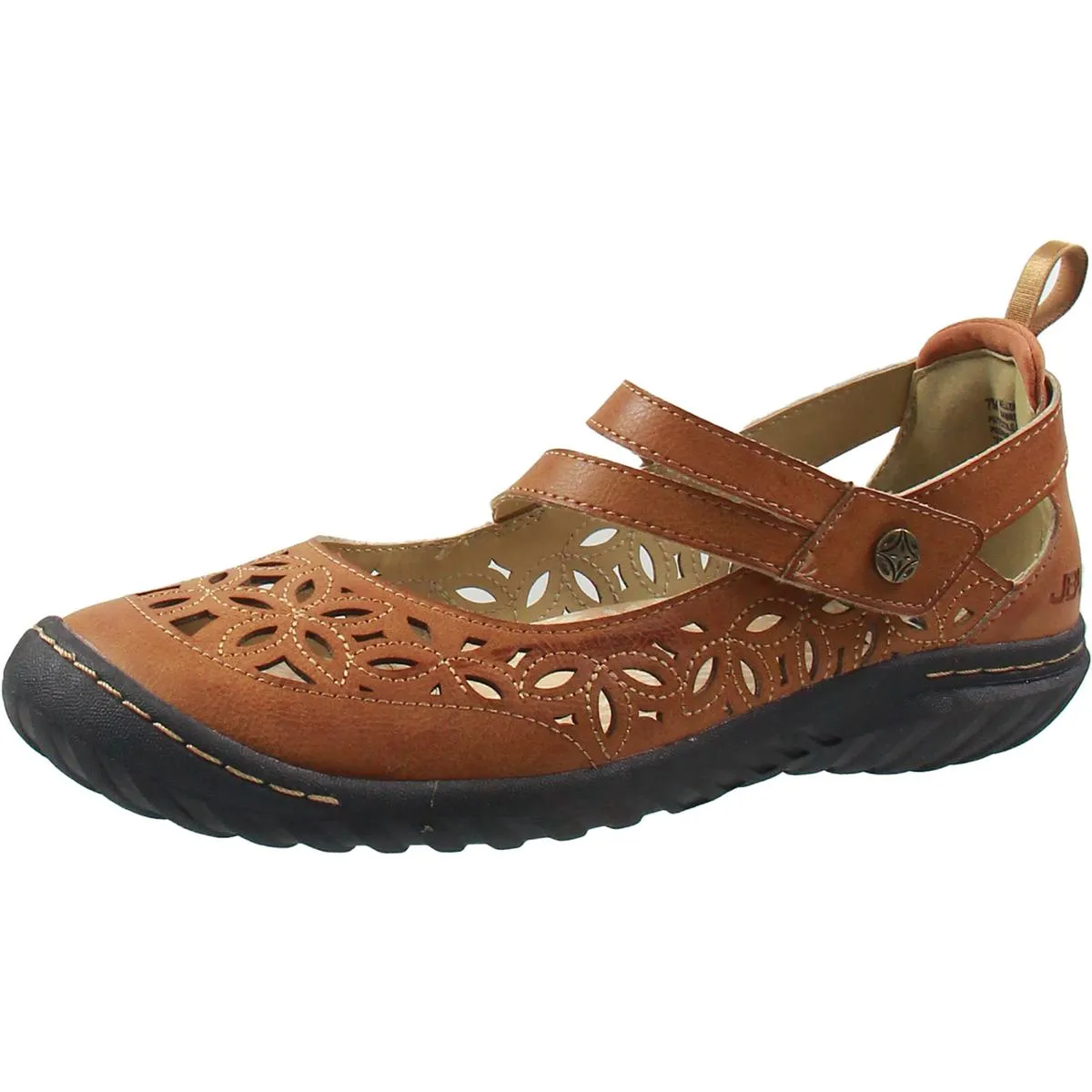 Bellerose Encore Womens Faux Leather Memory Foam Mary Janes