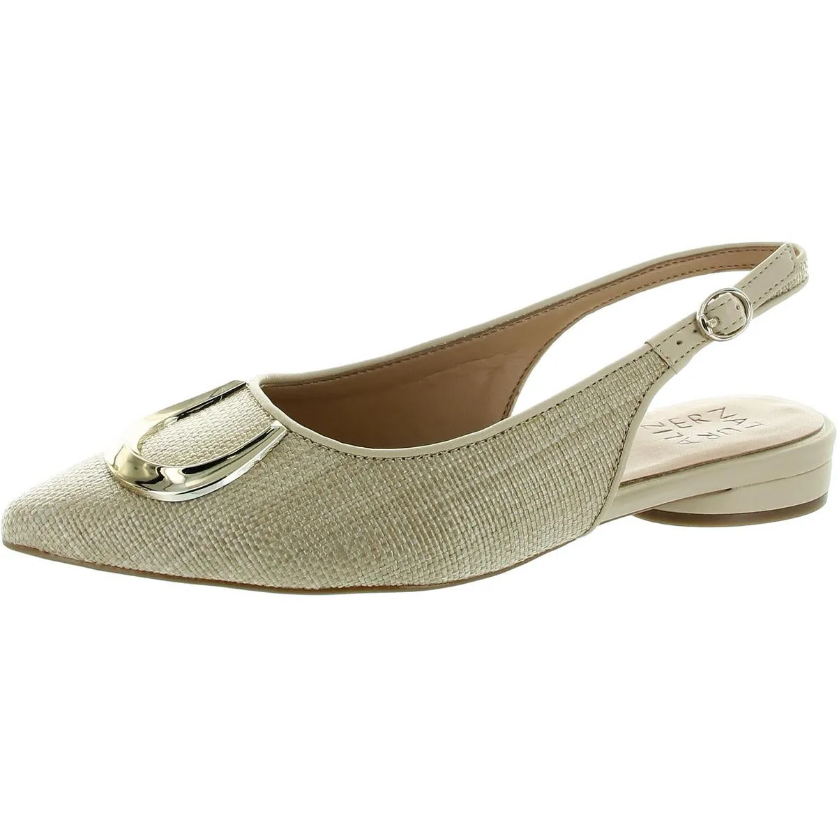 Bixby 2 Womens Woven Manmade Slingbacks