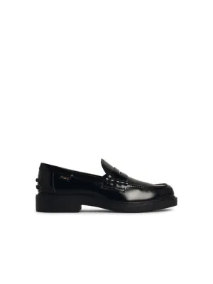 Black Leather Loafers