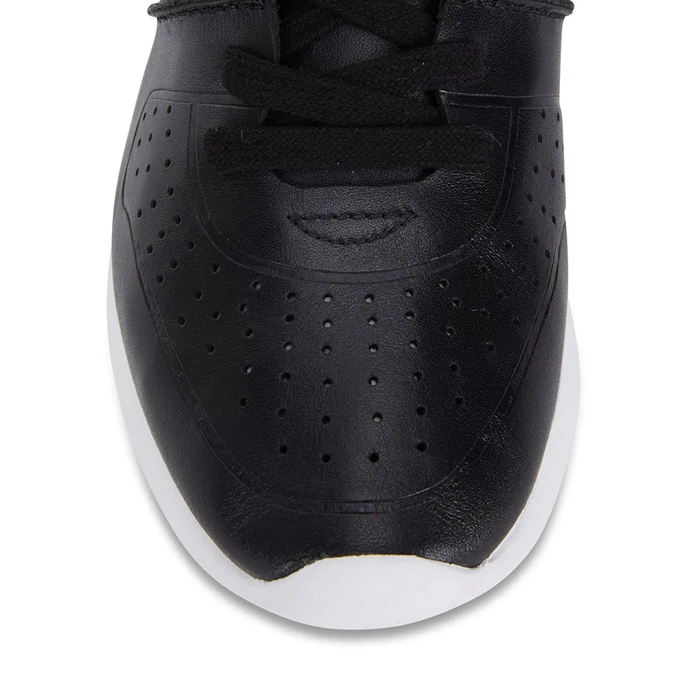 Bolt Sneaker in Black Leather