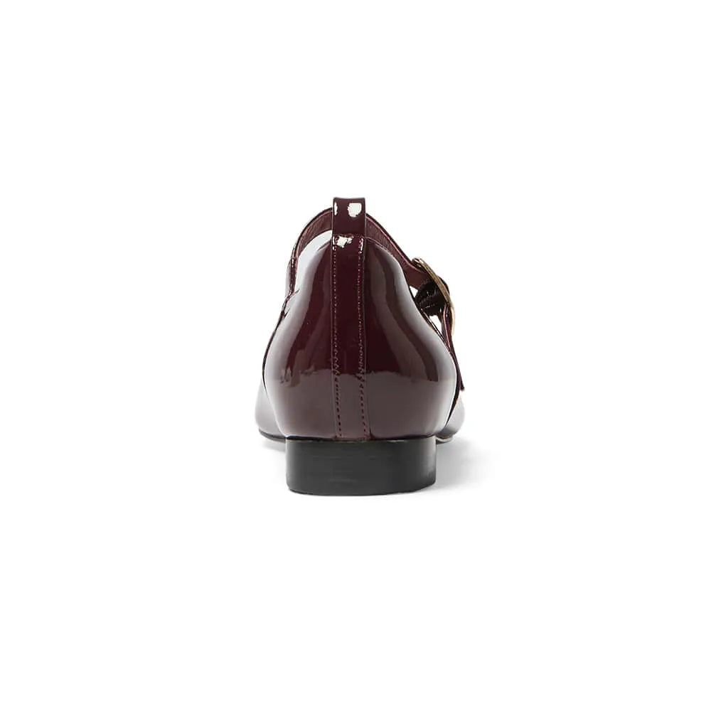 Bonnie Flat in Wine Patent