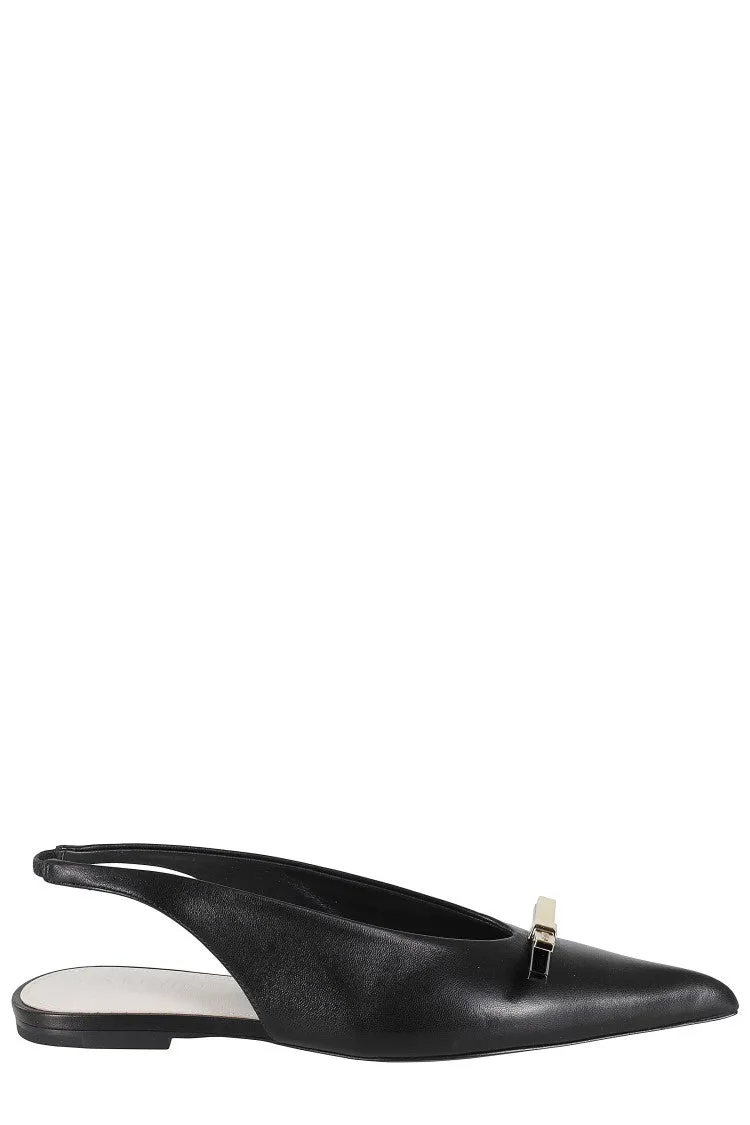 Bow Flat Slingback