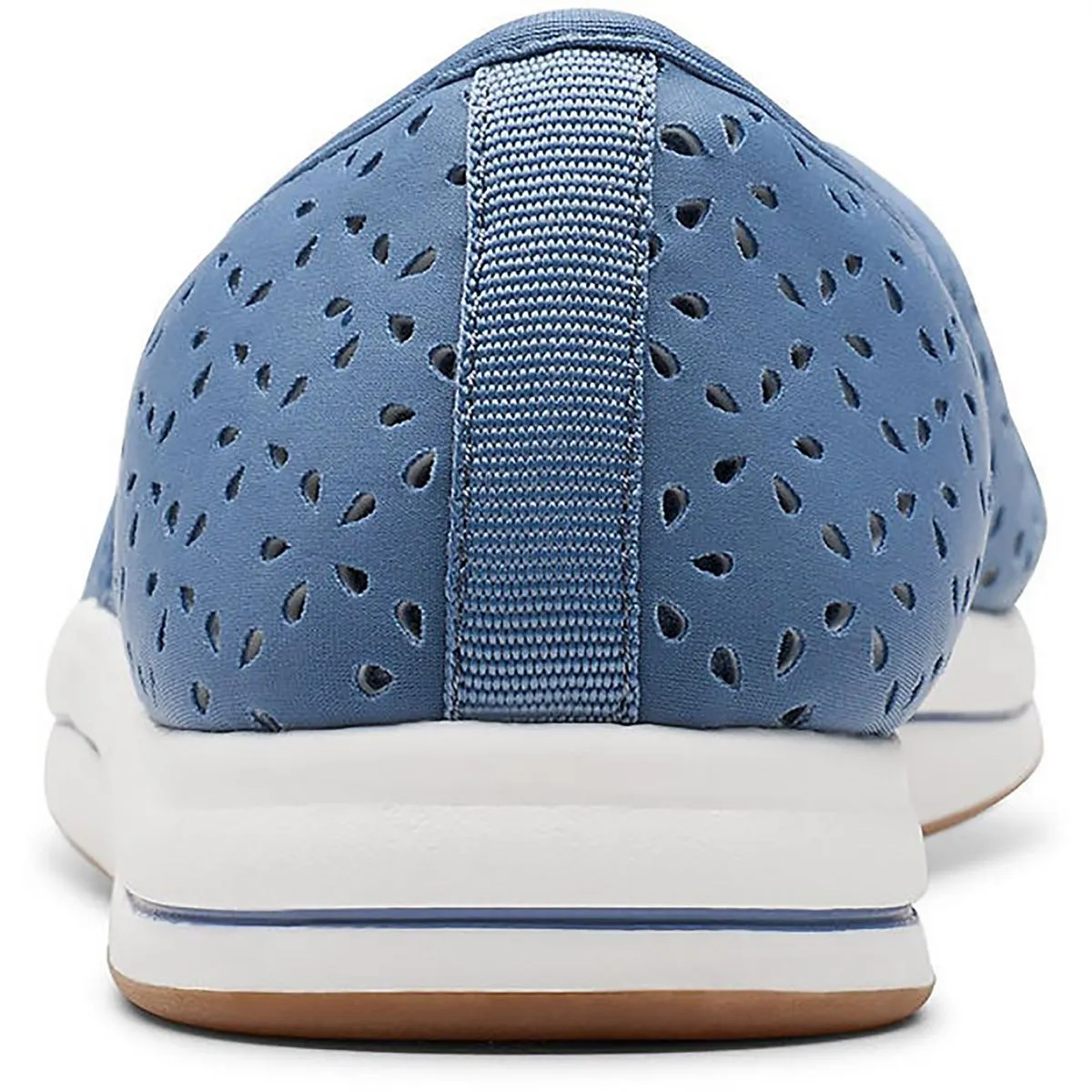 Breeze Emily Womens Perforated Casual Slip-On Sneakers