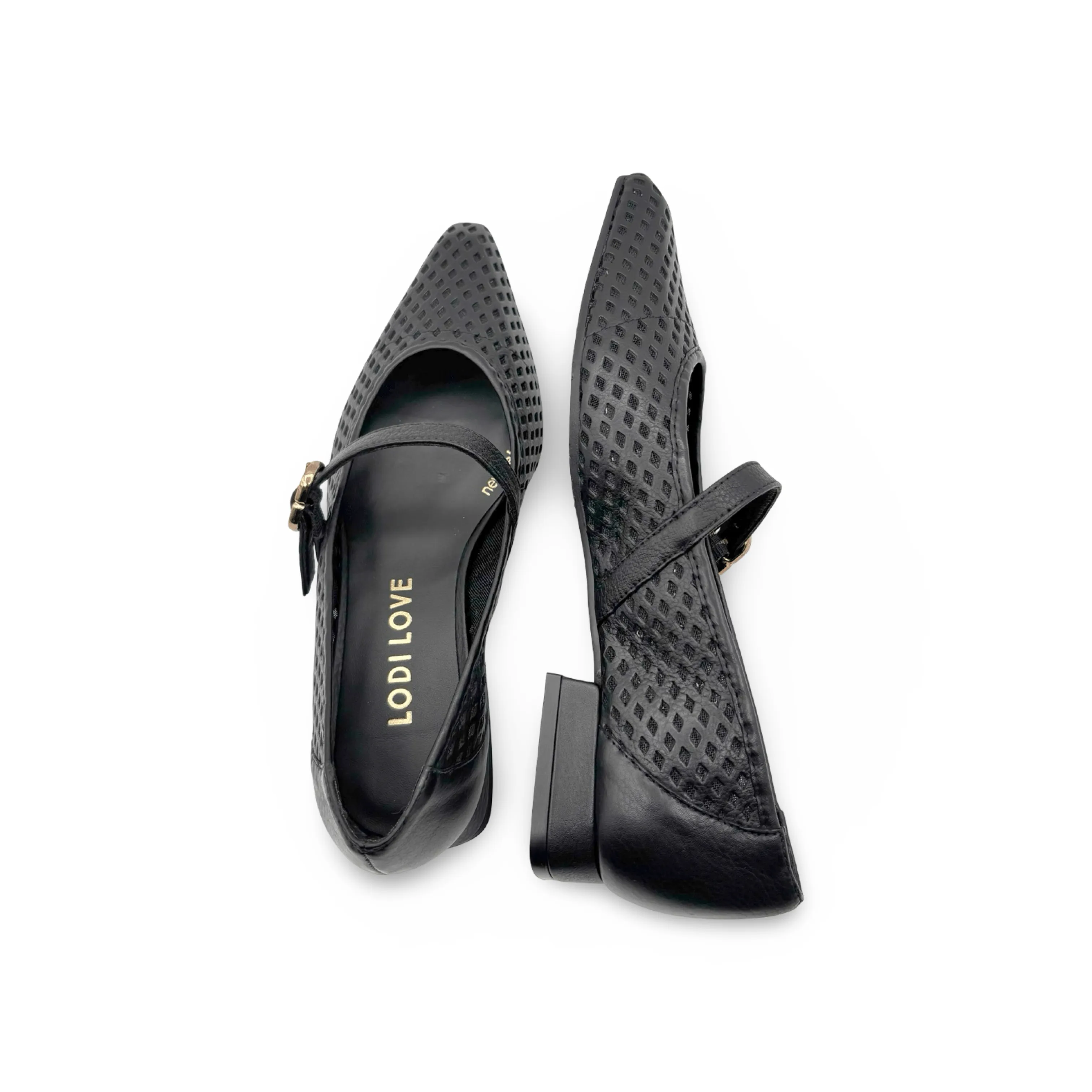 BRO5259 Black Mary-Jane Flat