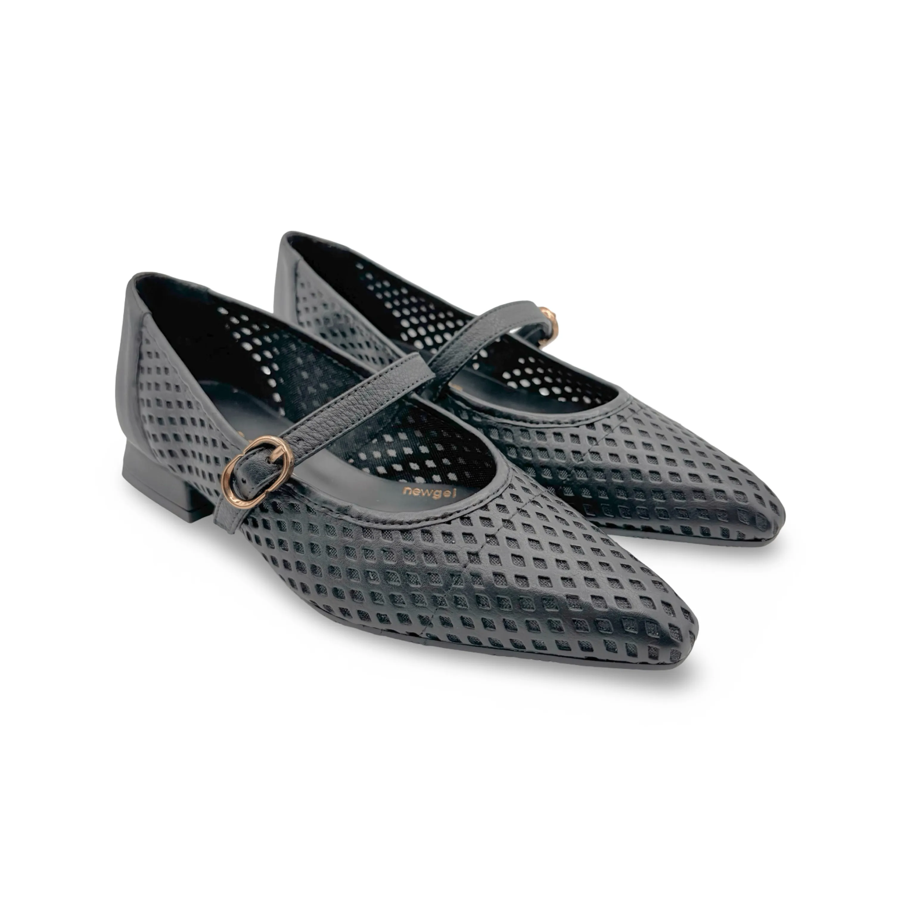 BRO5259 Black Mary-Jane Flat
