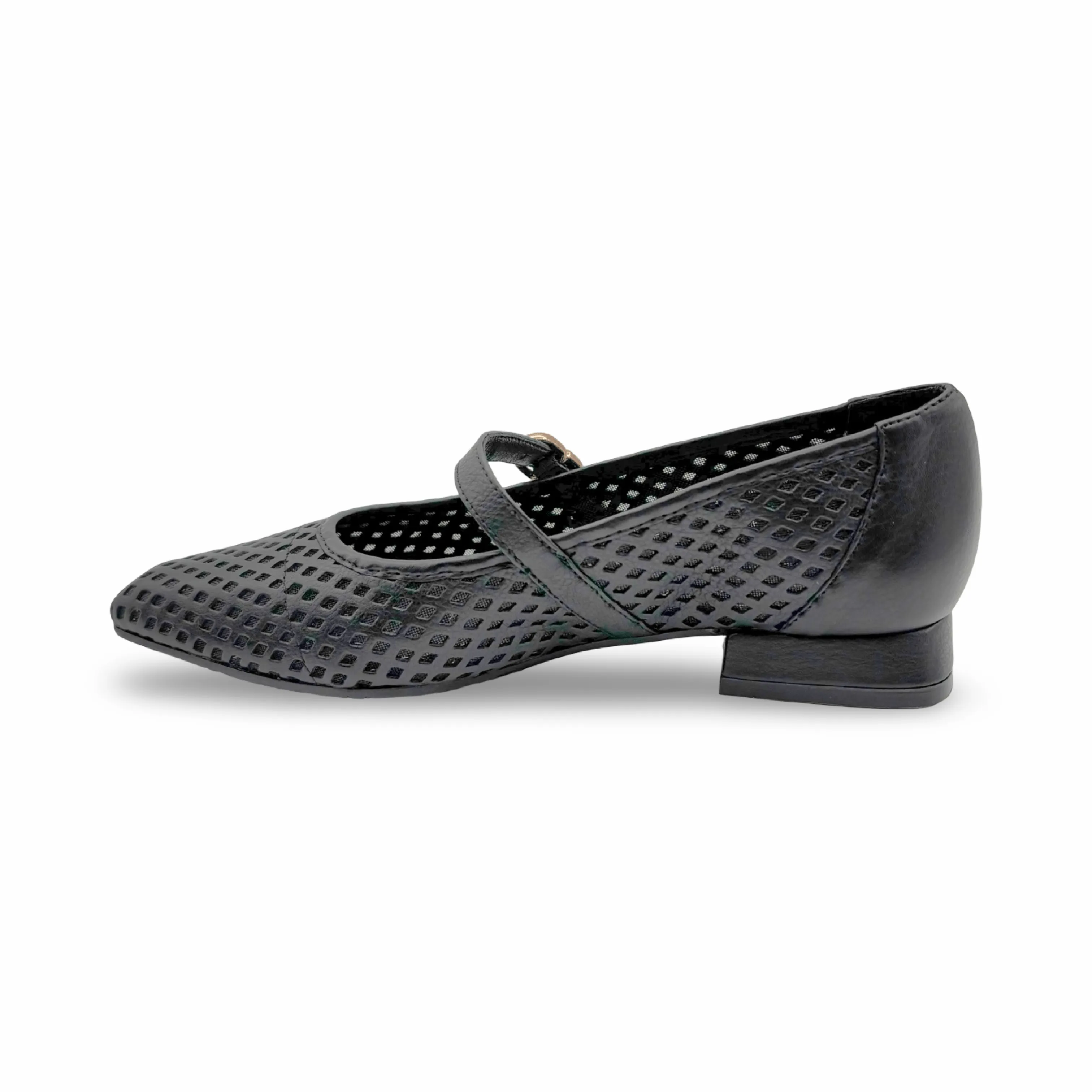 BRO5259 Black Mary-Jane Flat