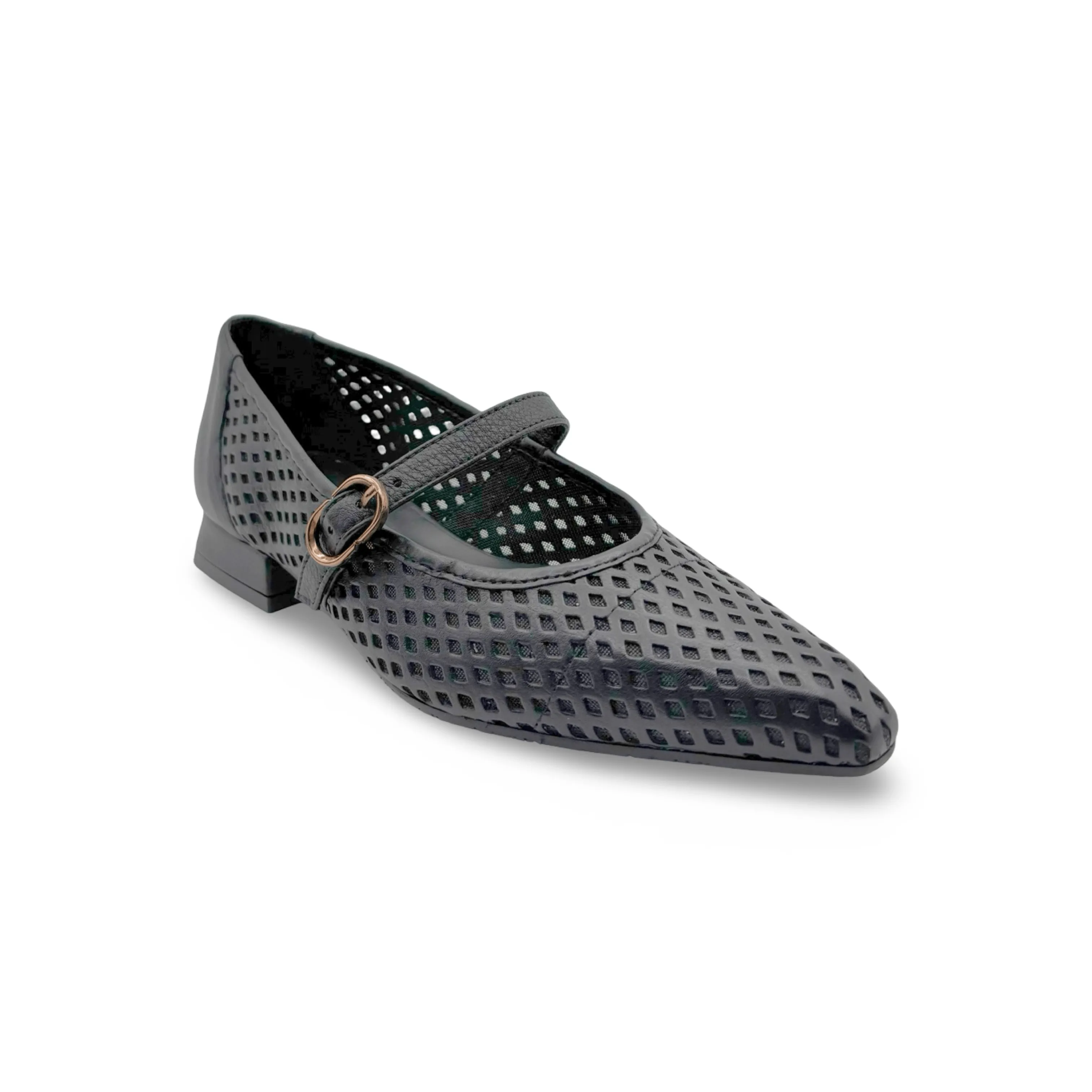 BRO5259 Black Mary-Jane Flat