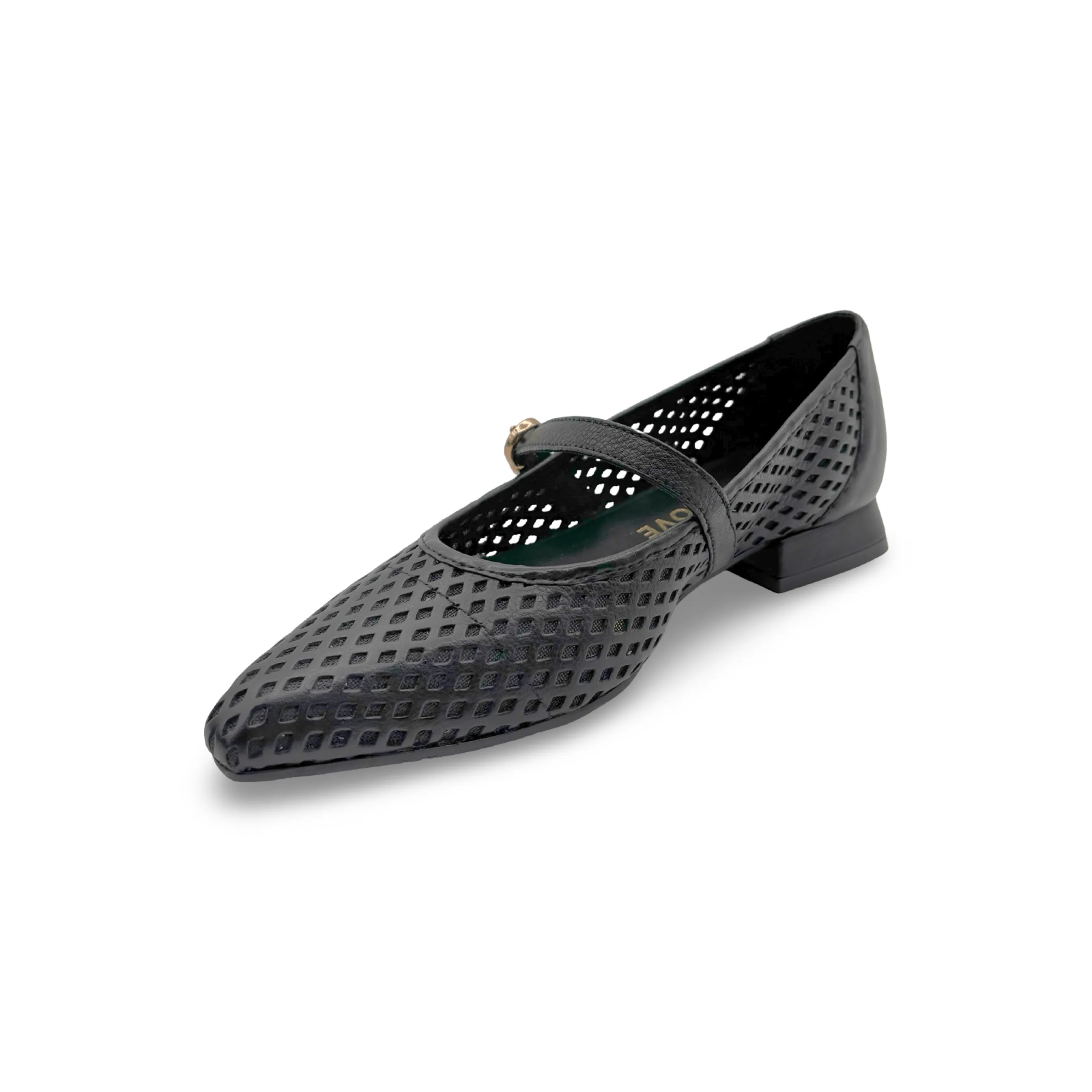BRO5259 Black Mary-Jane Flat