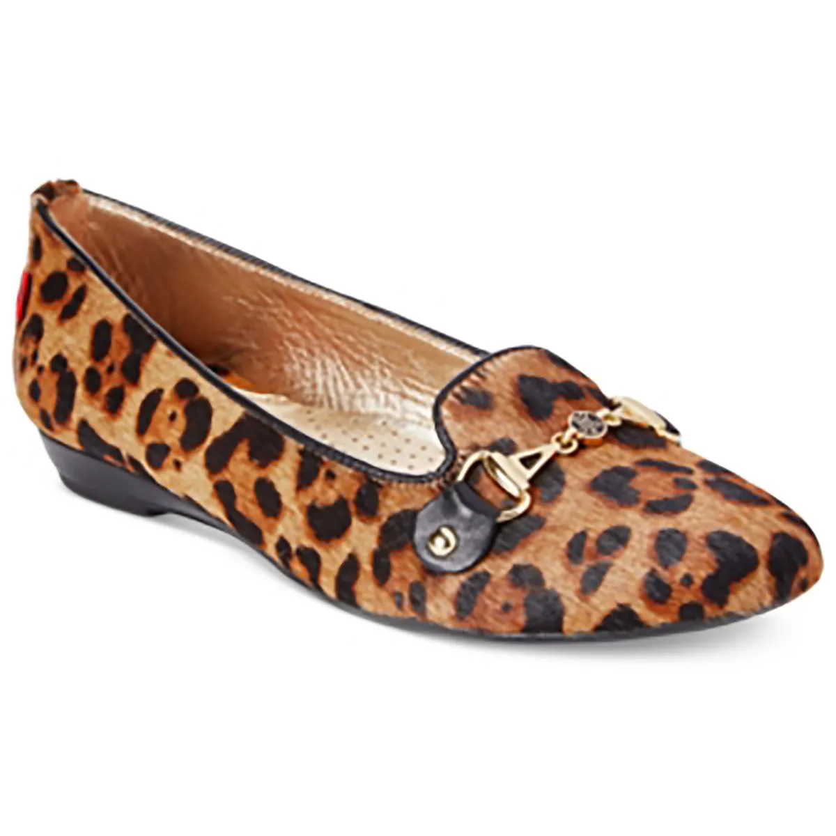Bryant park Womens Embellished Leather Ballet Flats