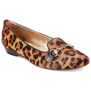 Bryant park Womens Embellished Leather Ballet Flats