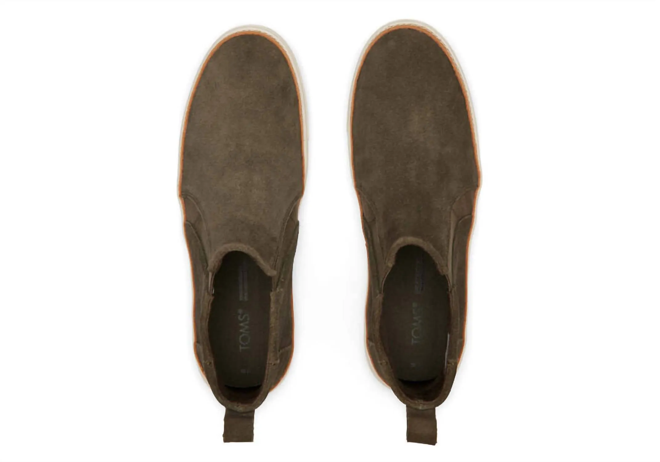 Bryce Suede Slip-On In Tarmac Olive