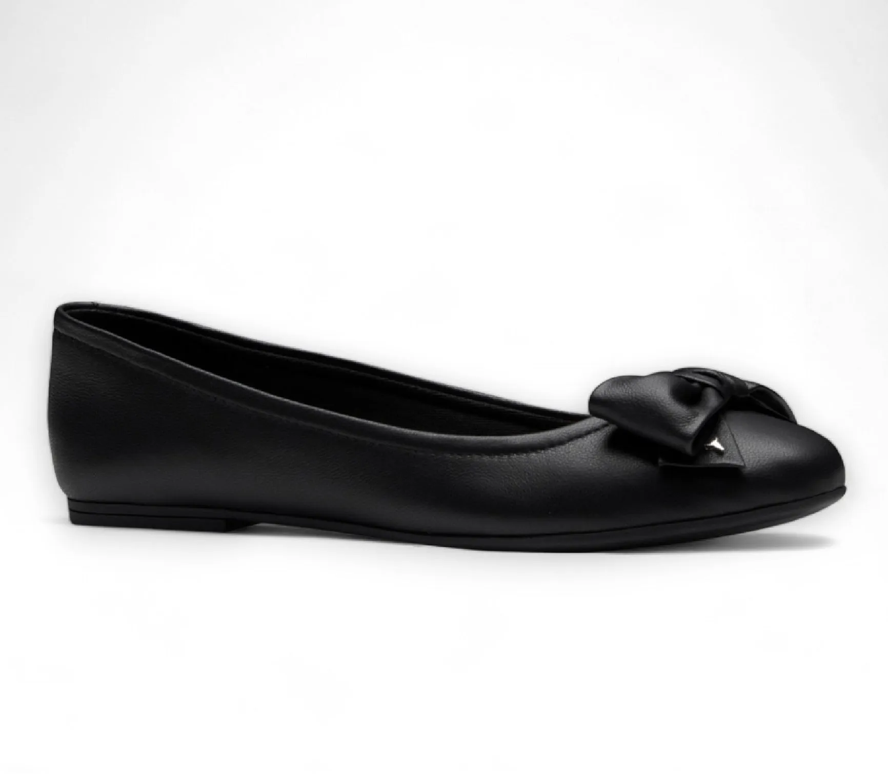 Bunny - Women's Black Slip On Ballet Flat Shoes