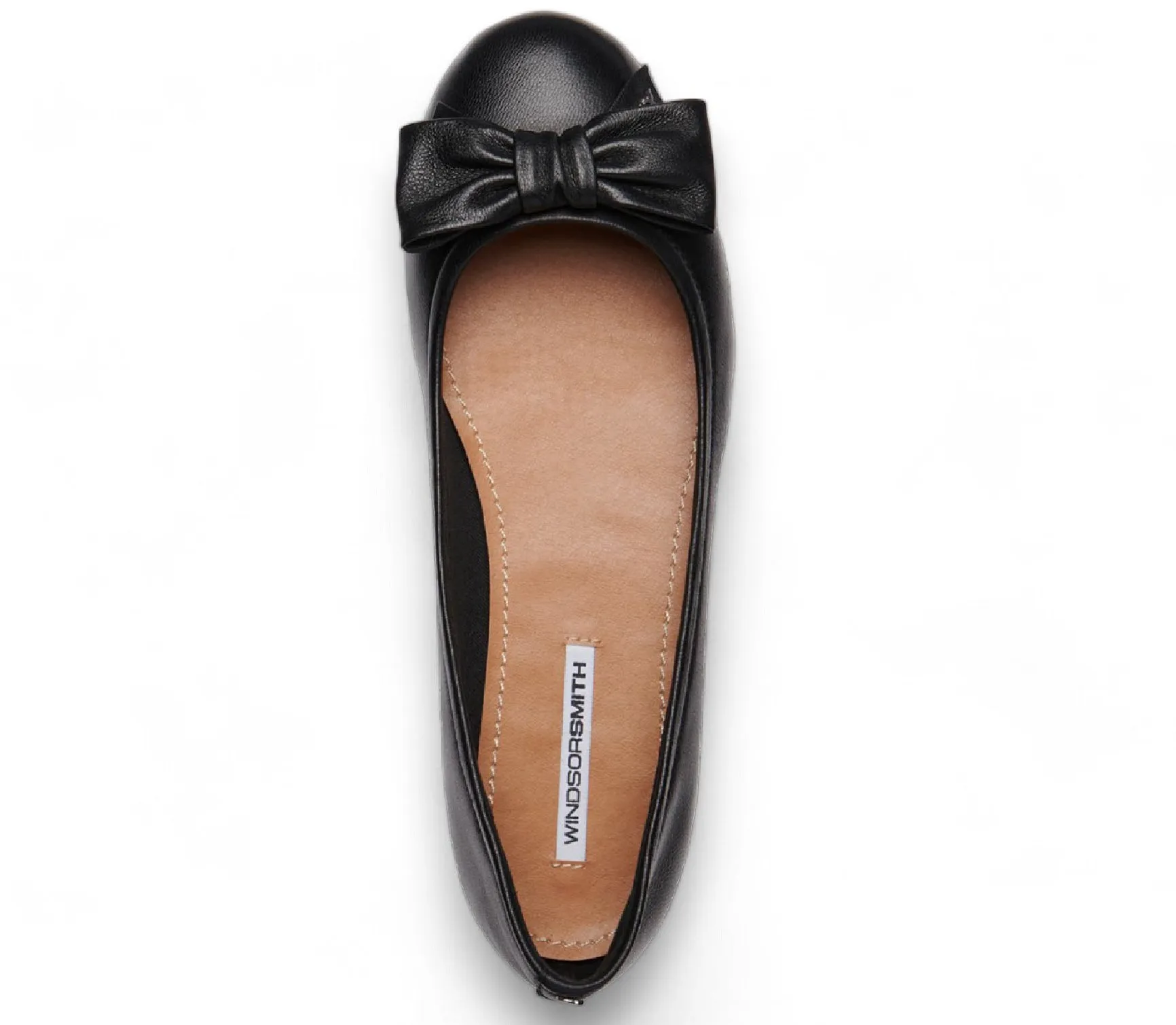 Bunny - Women's Black Slip On Ballet Flat Shoes