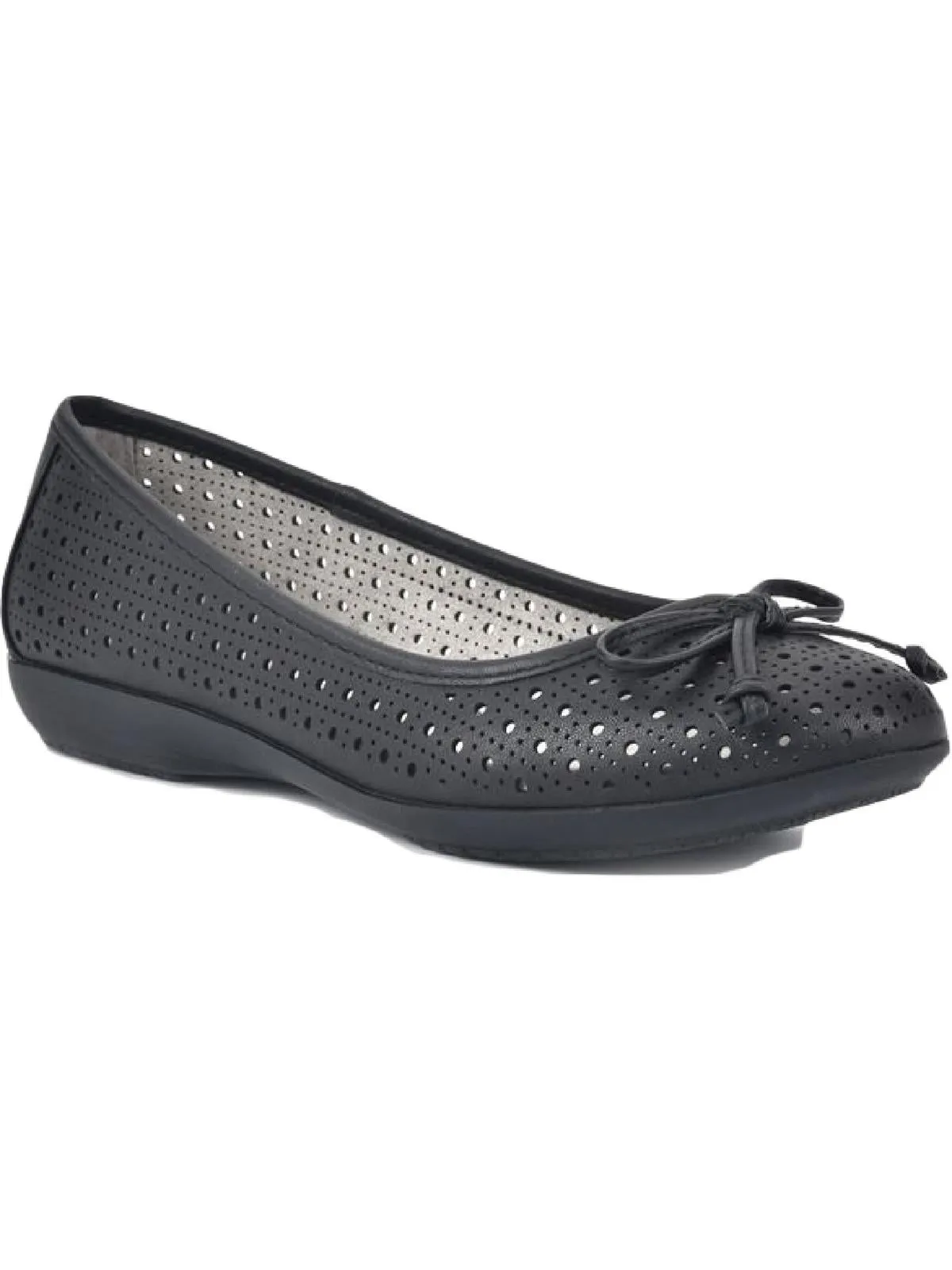 c31479 Womens Slip On Cut Out Ballet Flats