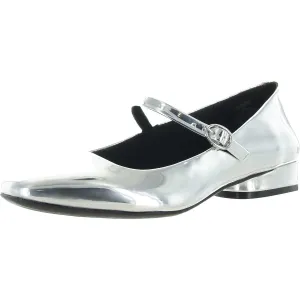 Calgary Womens Faux Leather Buckle Mary Janes