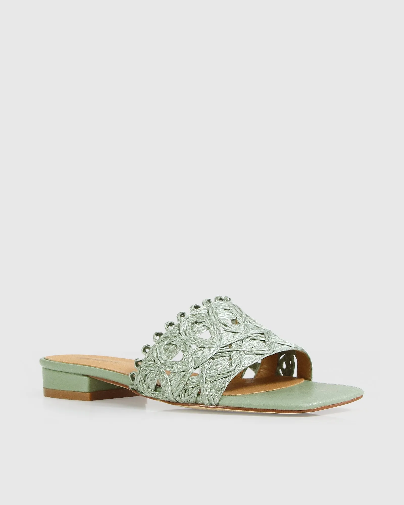 Can't Quit You Raffia Slide