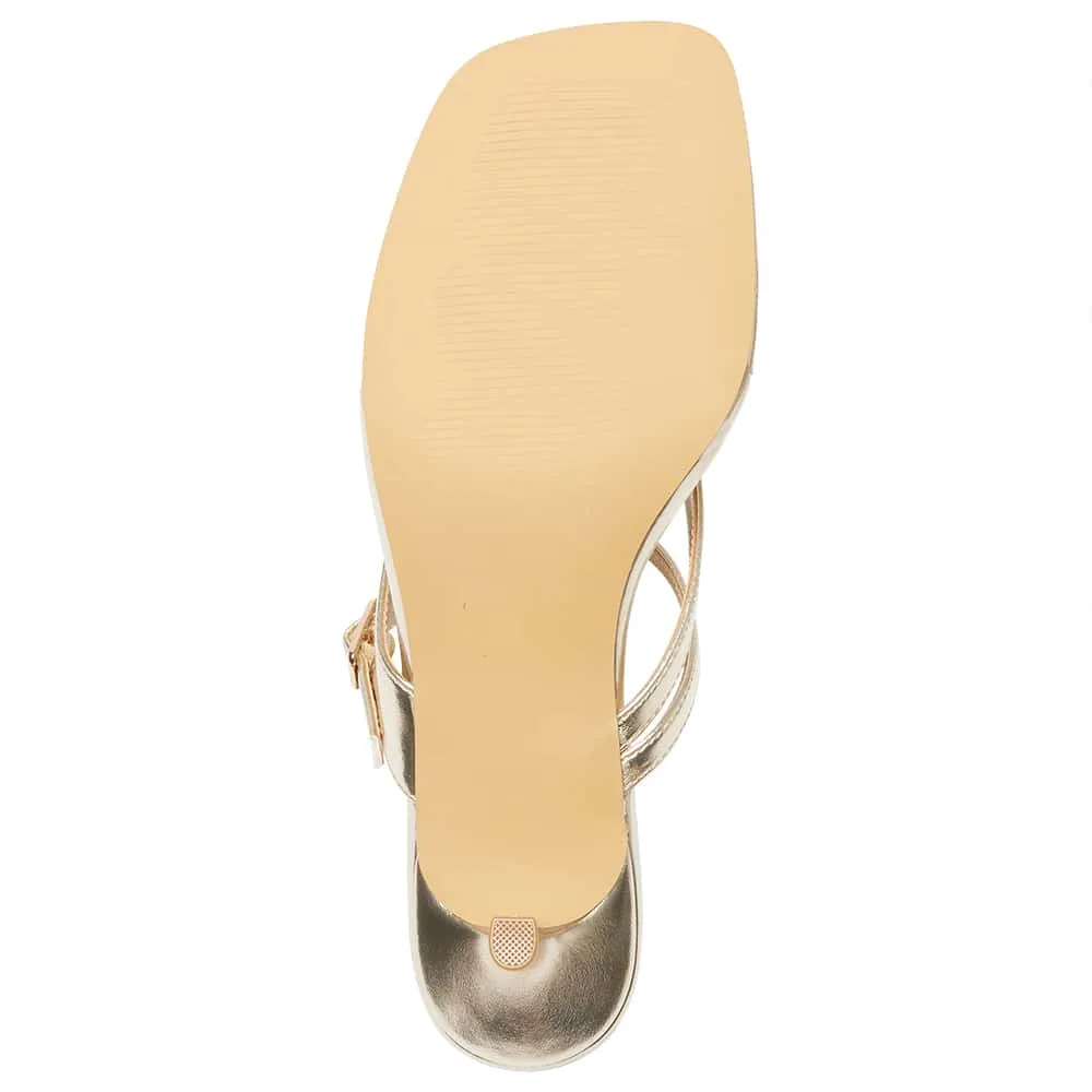 Capri Thongs in Soft Gold Smooth