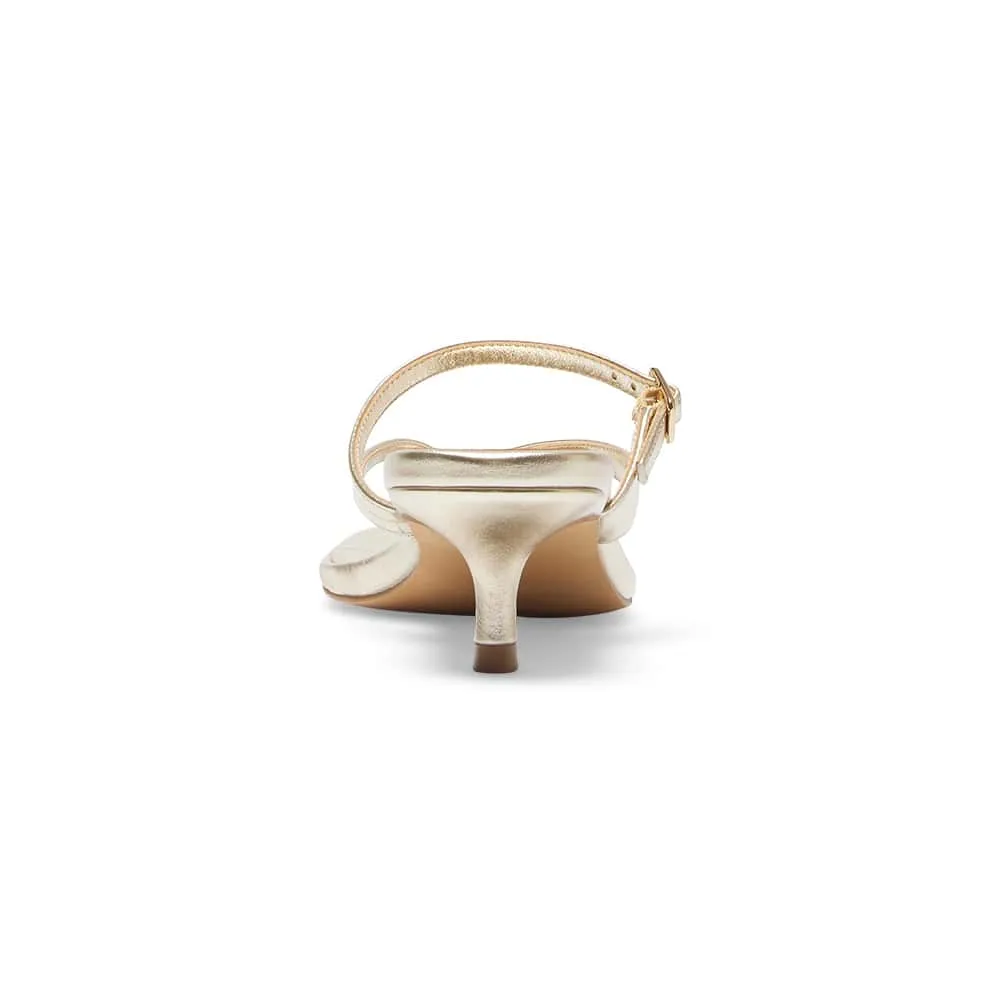 Capri Thongs in Soft Gold Smooth