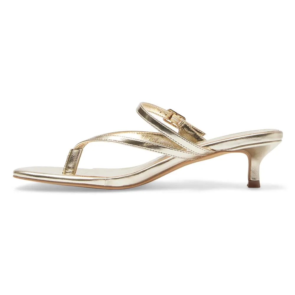 Capri Thongs in Soft Gold Smooth
