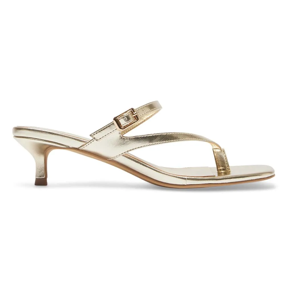 Capri Thongs in Soft Gold Smooth