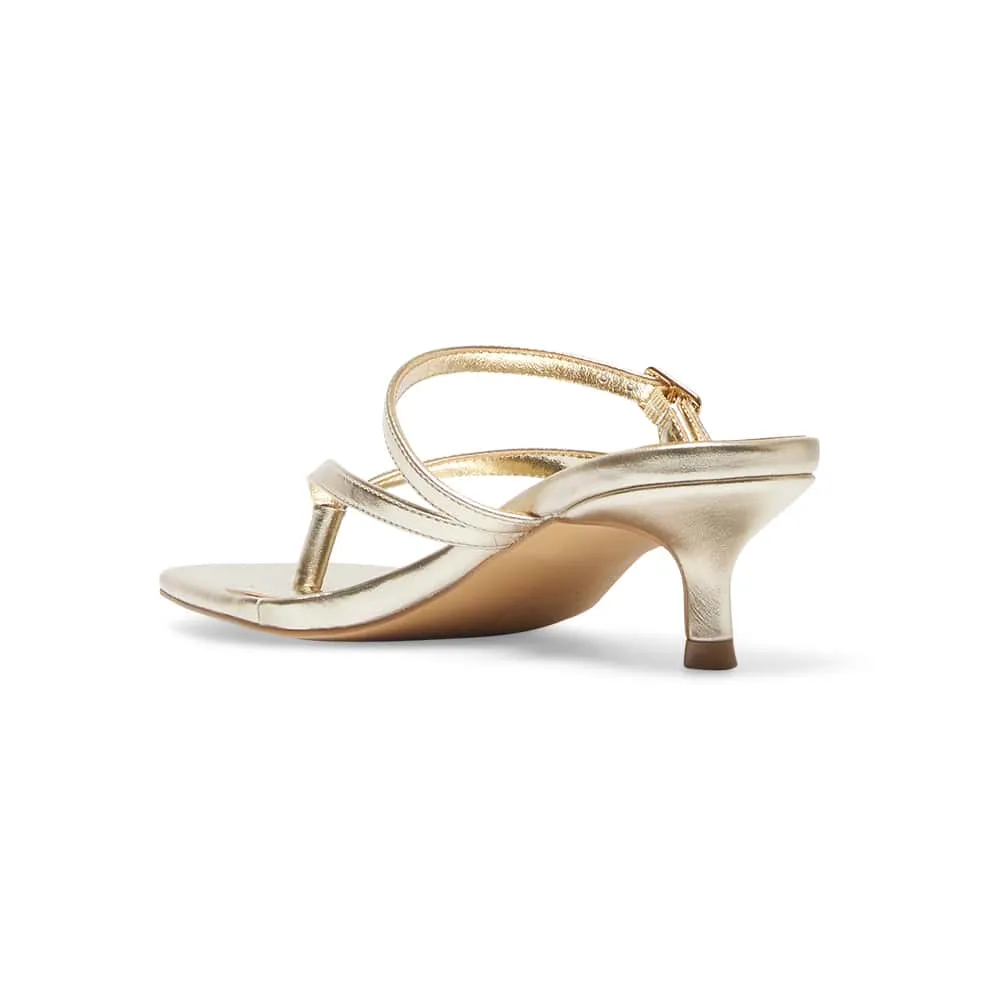 Capri Thongs in Soft Gold Smooth