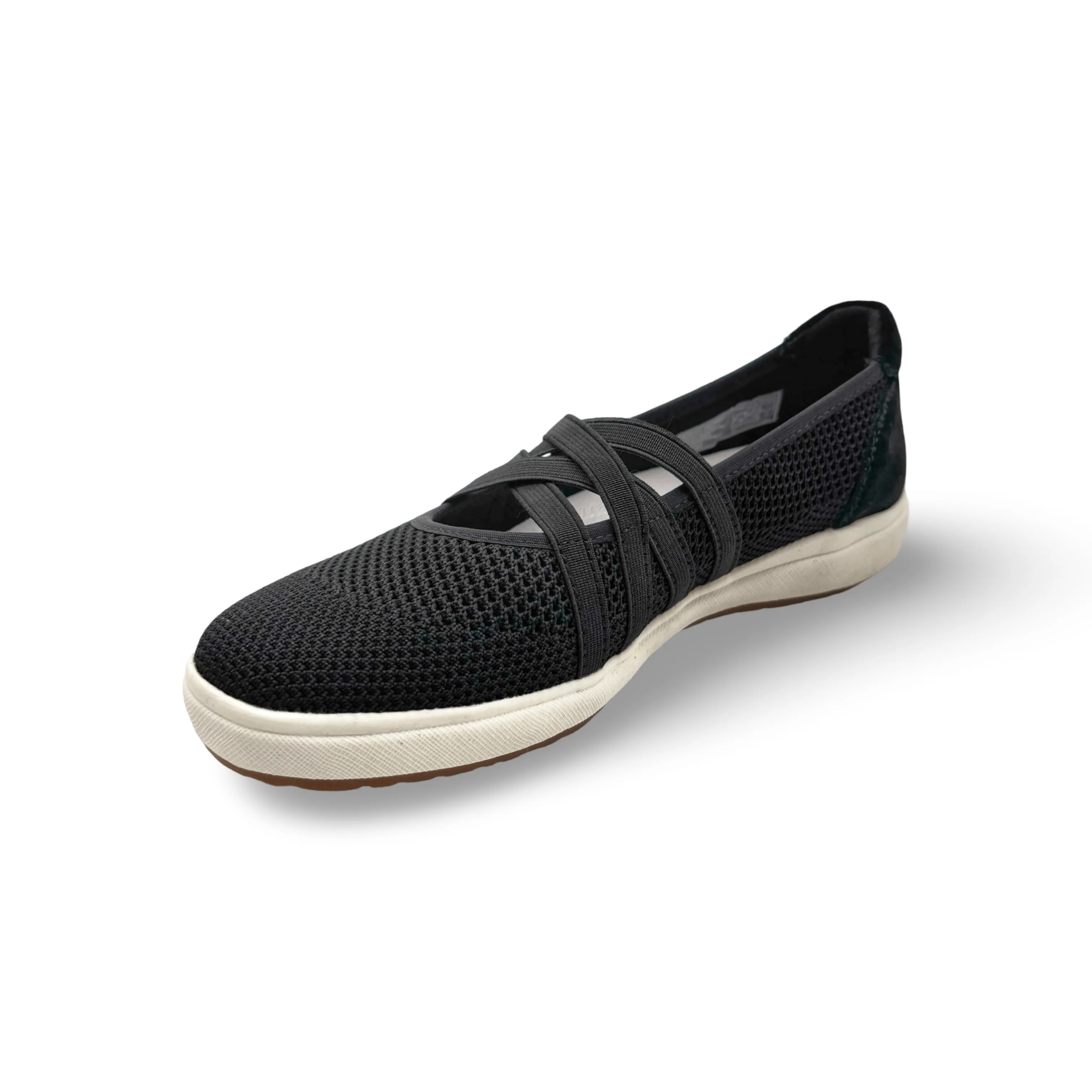 Caren Black Knit Sneaker