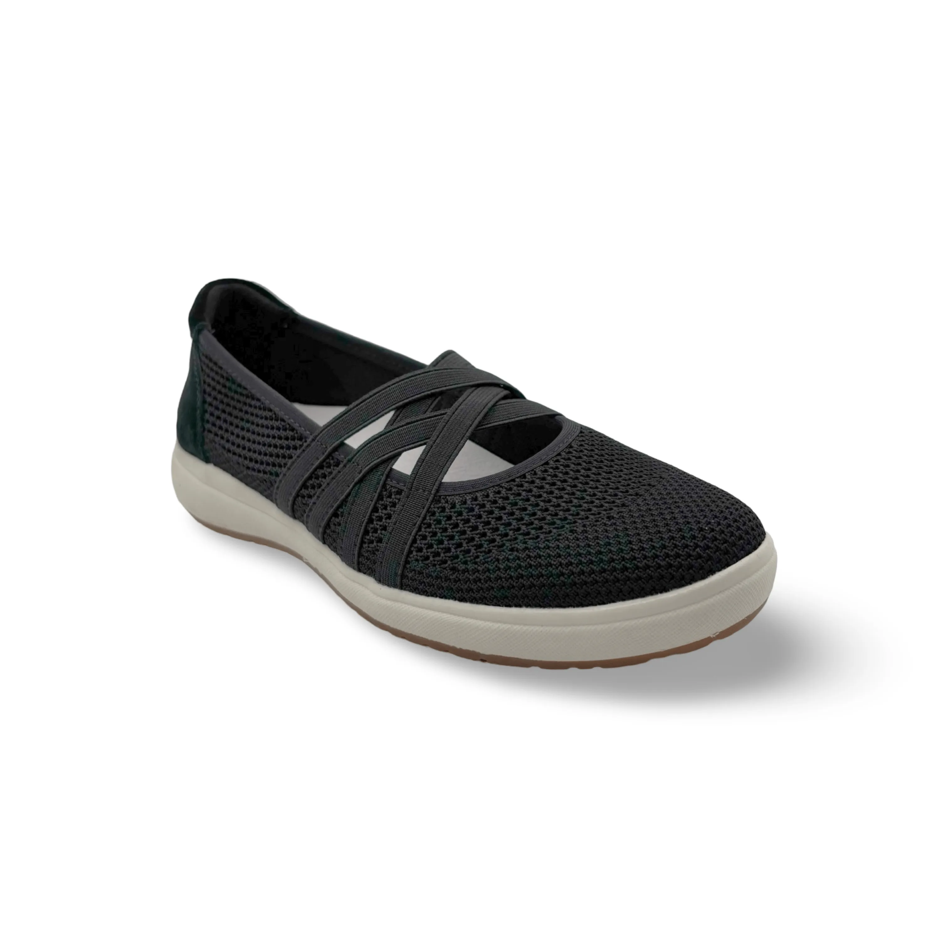 Caren Black Knit Sneaker