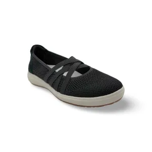 Caren Black Knit Sneaker