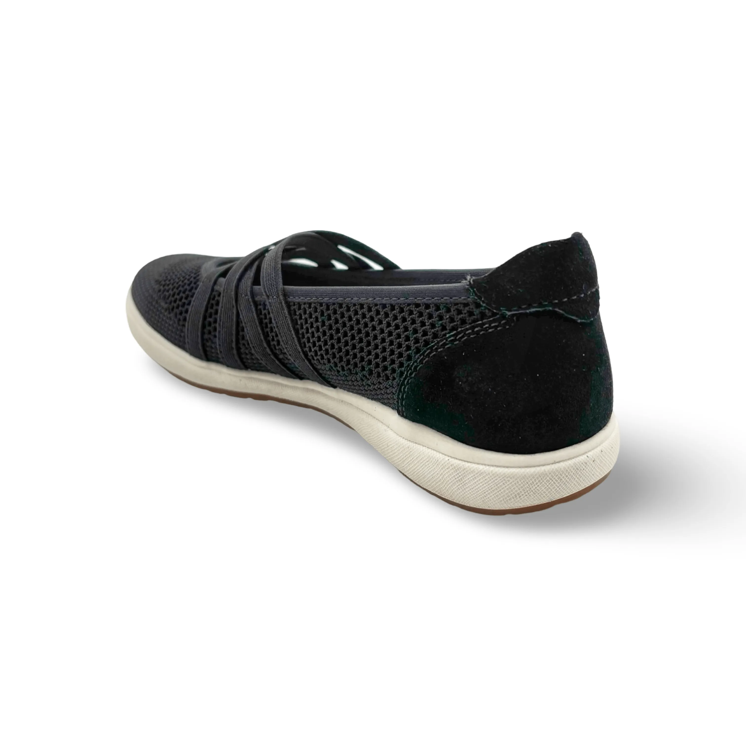 Caren Black Knit Sneaker