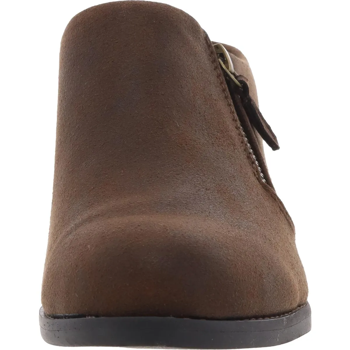 Carlene Womens Zipper Manmade Mules